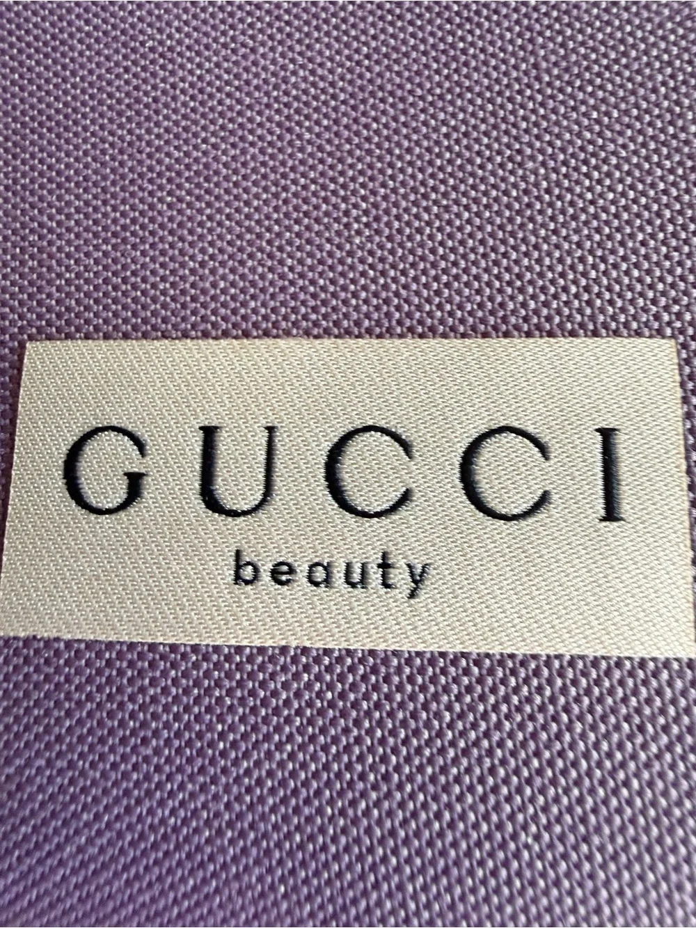 Authentic Gucci Beauty Lavender Cosmetic Pouch